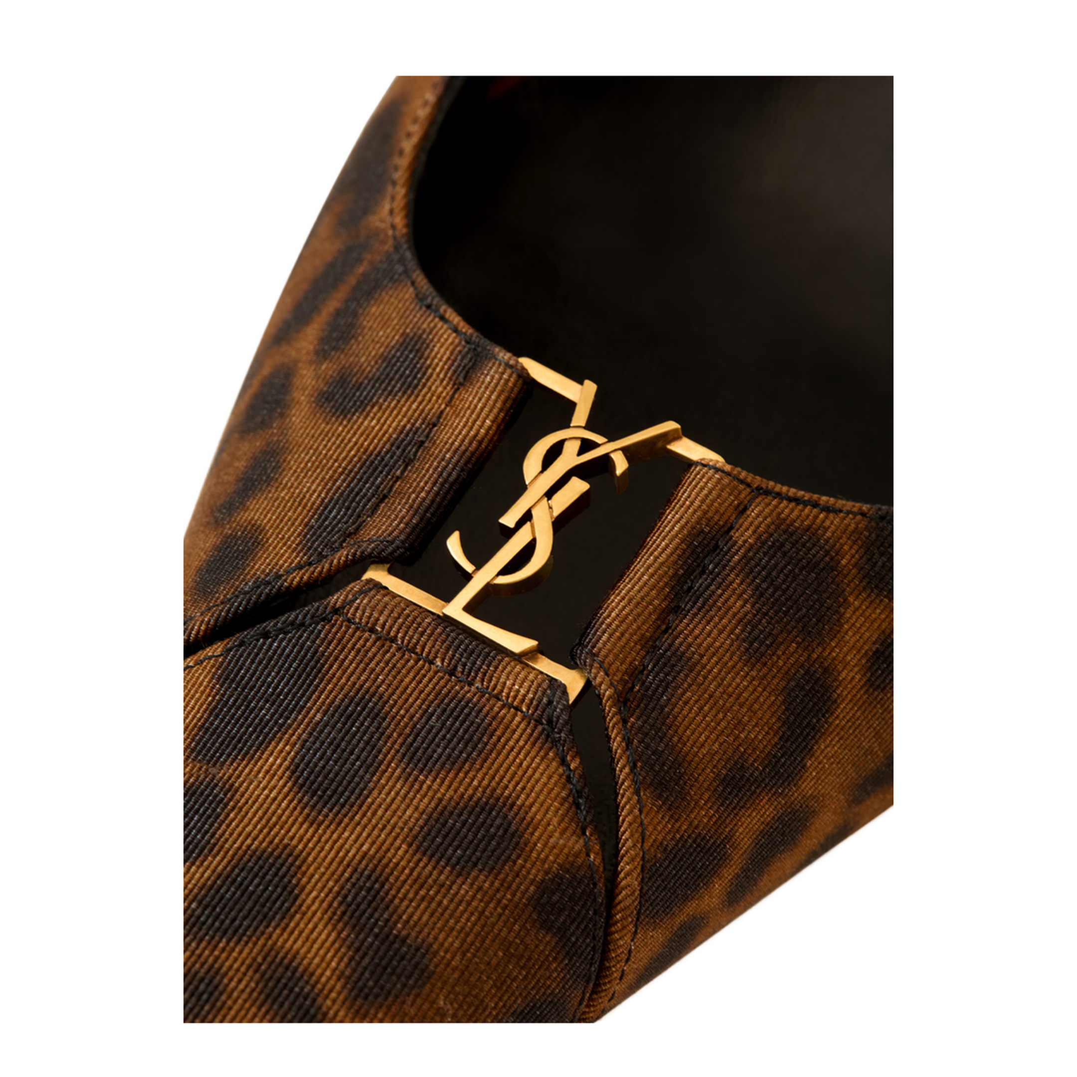 MAYFEYR -  - Slingback Pumps In Leopard Grosgrain - A001KIAAC9R