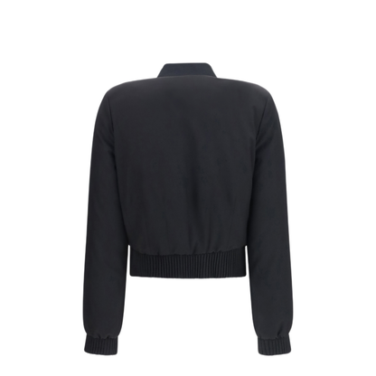 MAYFEYR - Alexander Mcqueen - Buttoned Bomber Jacket With Visible Stitching - 865429QBADT1000