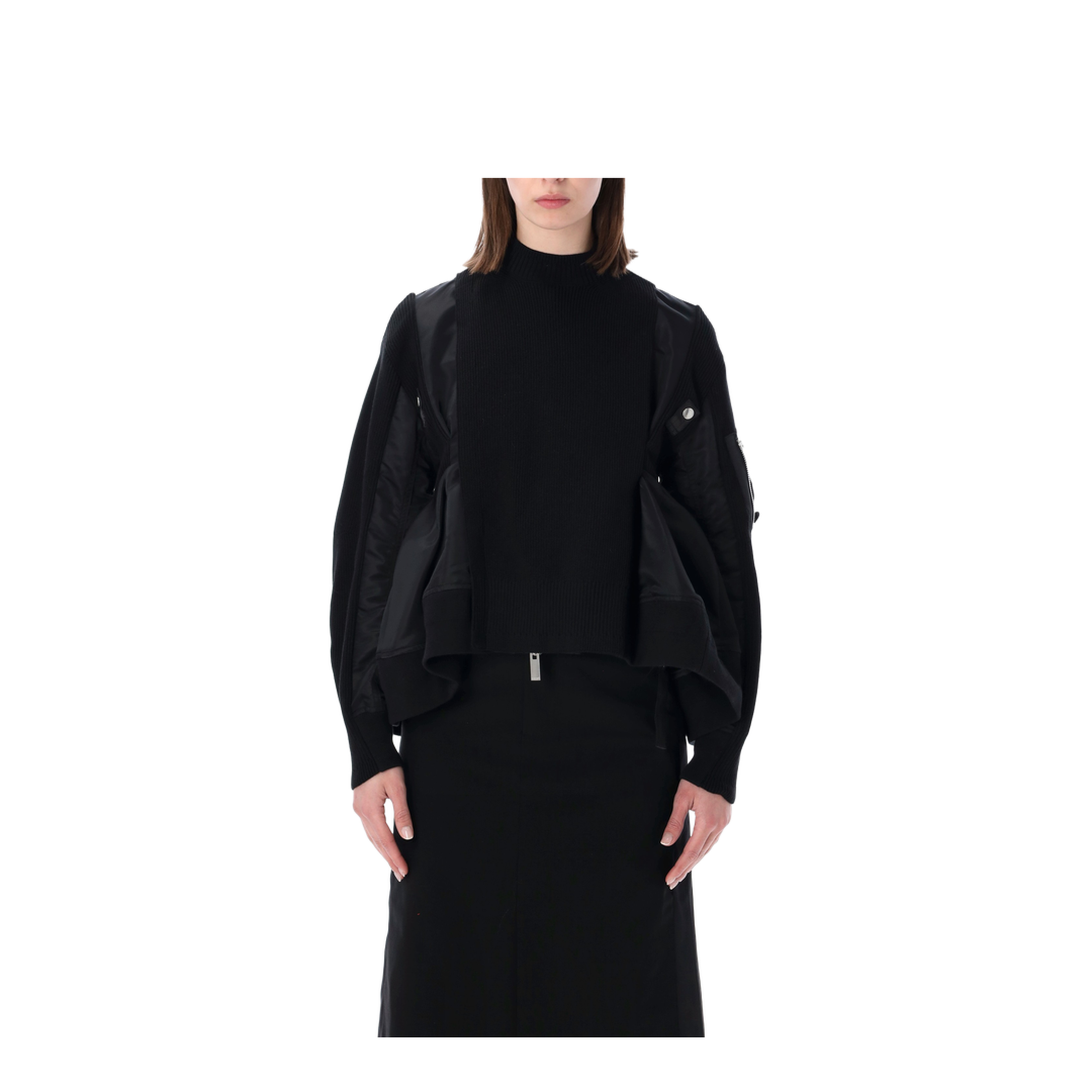 MAYFEYR - Sacai - Coats Black - 26-08451001