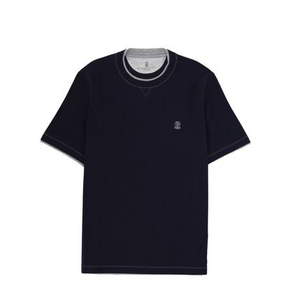 Logo Cotton T-Shirt Black