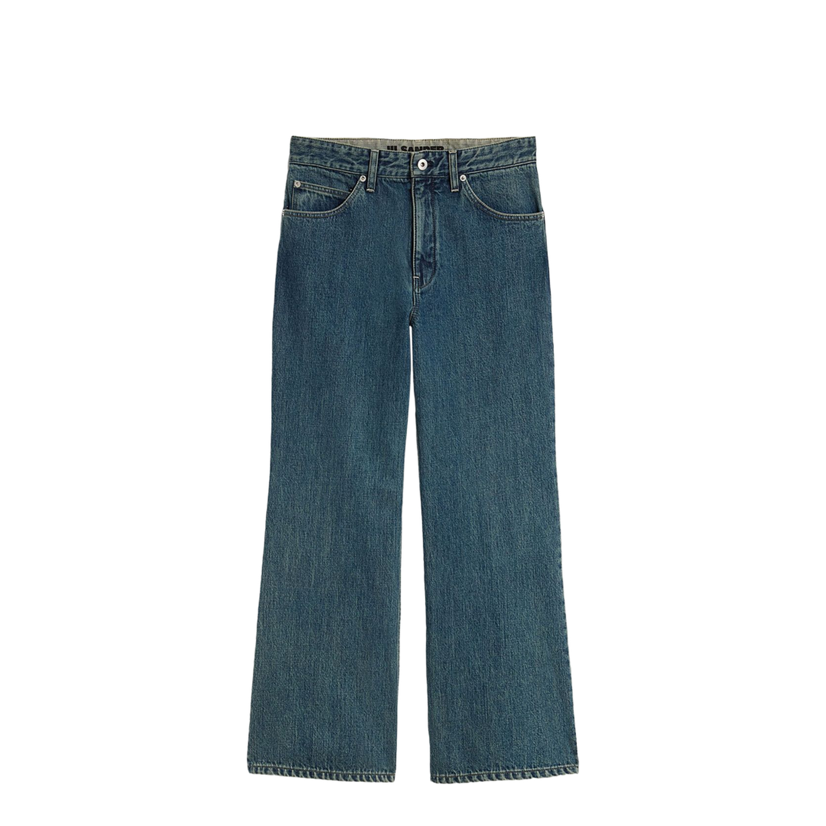 Flared Denim Trousers