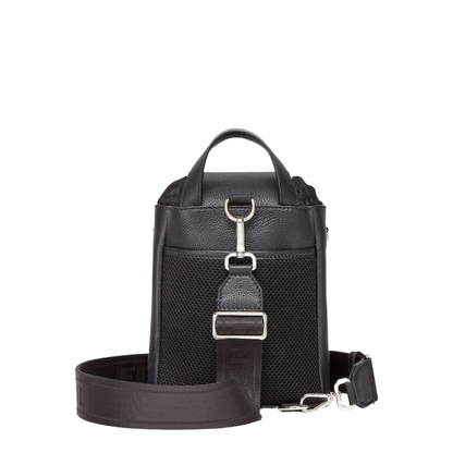 Roma Mini Leather Crossbody Bags - Black