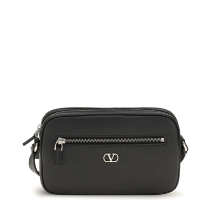MAYFEYR - Valentino - Grained Leather Crossbody Bag With Zip - 9Y2P0AW7UAG