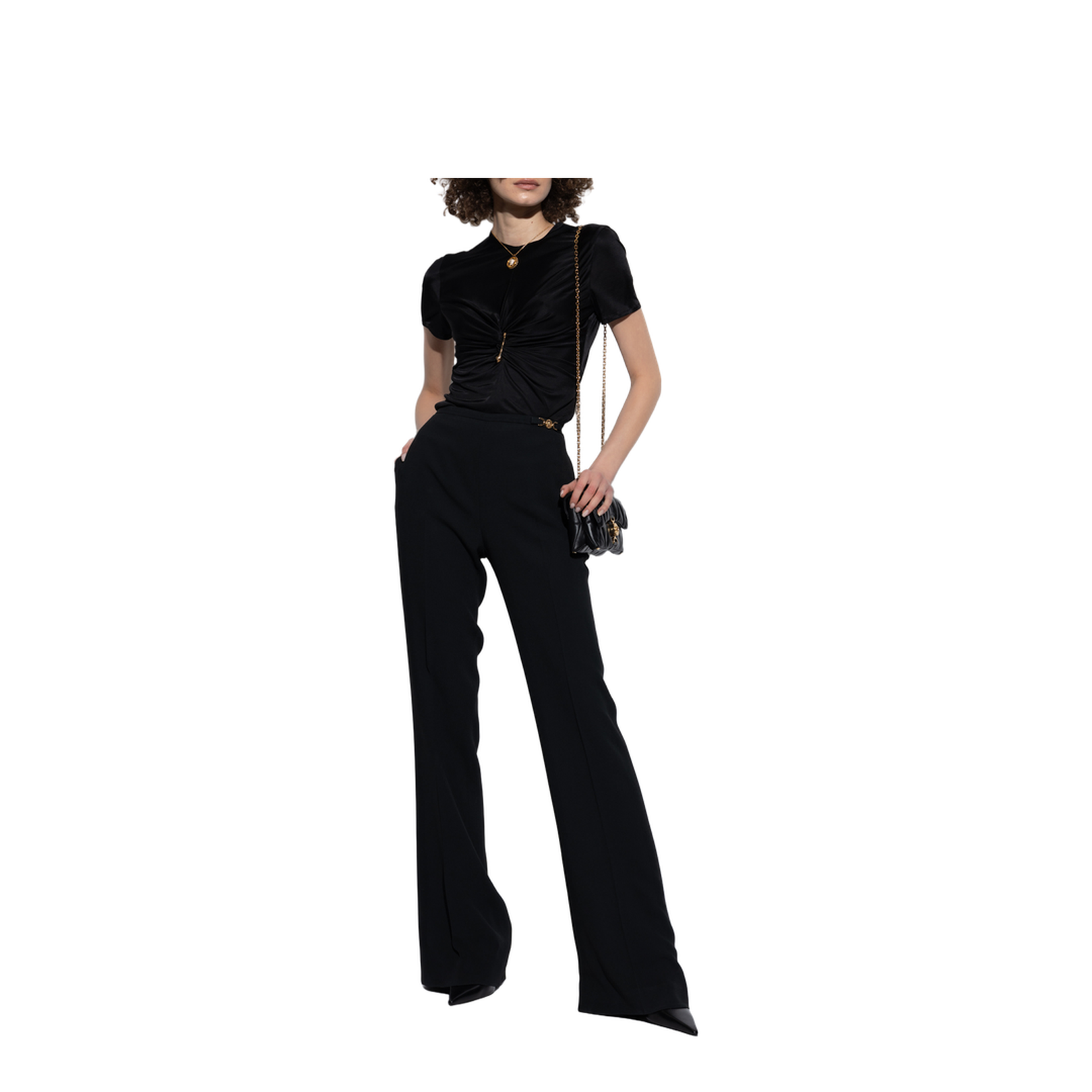 Safety Pin Tops Black