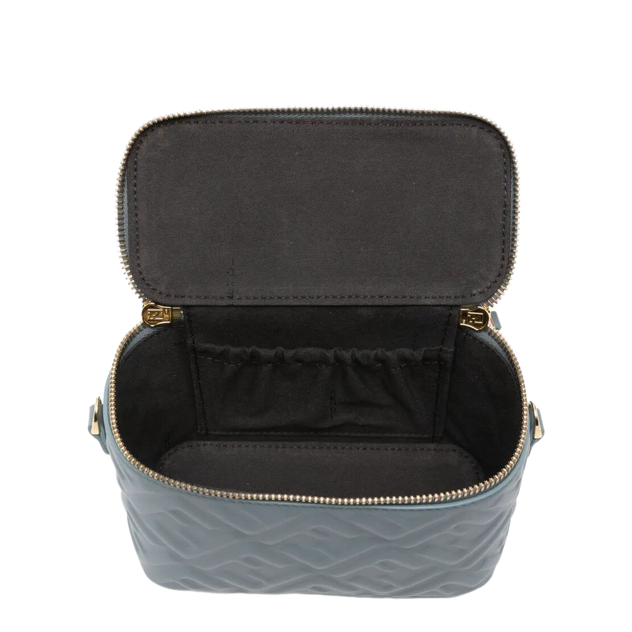 Vanity Crossbody Bag Leather Light Blue