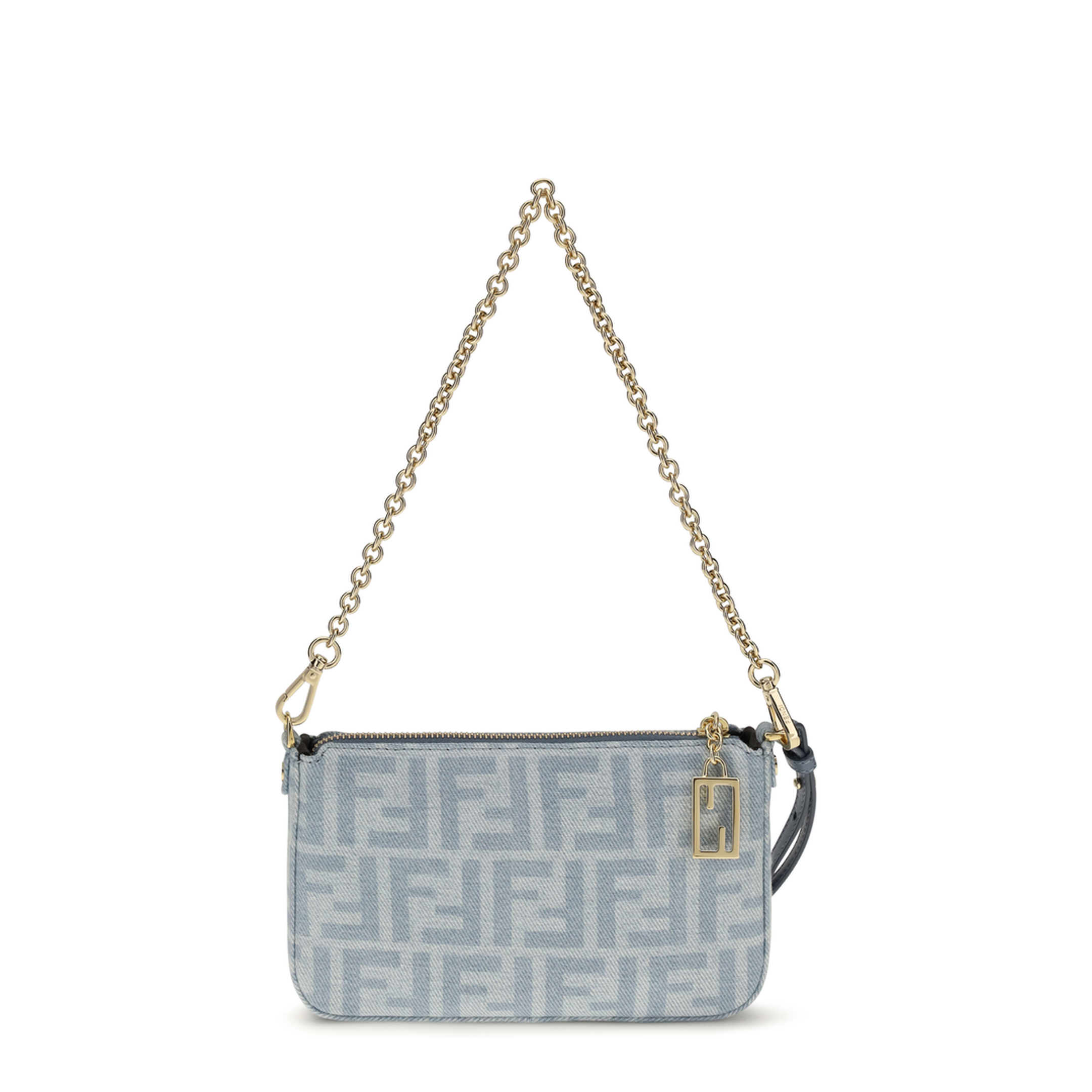 MAYFEYR - Fendi - Denim Baguette Clutch - 8BS073AY6Y