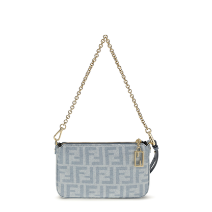 MAYFEYR - Fendi - Denim Baguette Clutch - 8BS073AY6Y