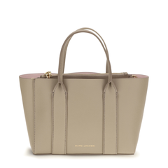 Pop J Small Pebble Leather Tote - Light Slate