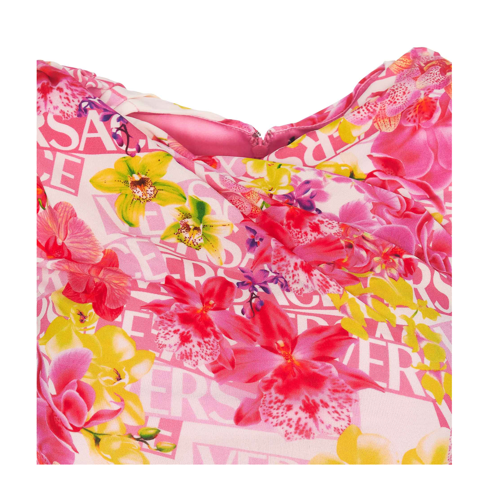 Viscose Top with Logo Print