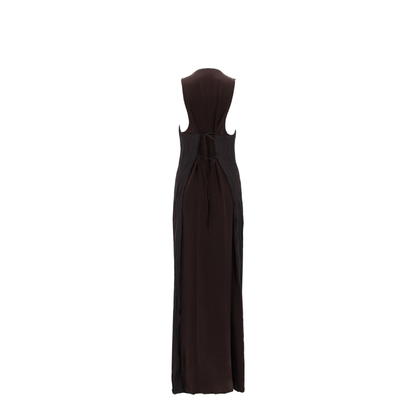 MAYFEYR - Alysi - Abito Lungo Combinato - 116334P6204CHOCO