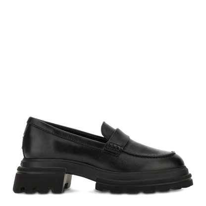 MAYFEYR - Hogan - 10-Storey Smooth Leather And Workwear Sole Loafers - HXW6740FM5IKXT