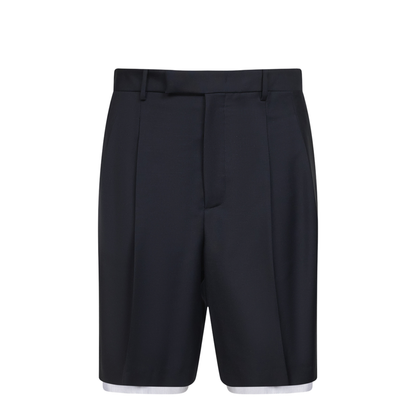 Wool Canvas Shorts