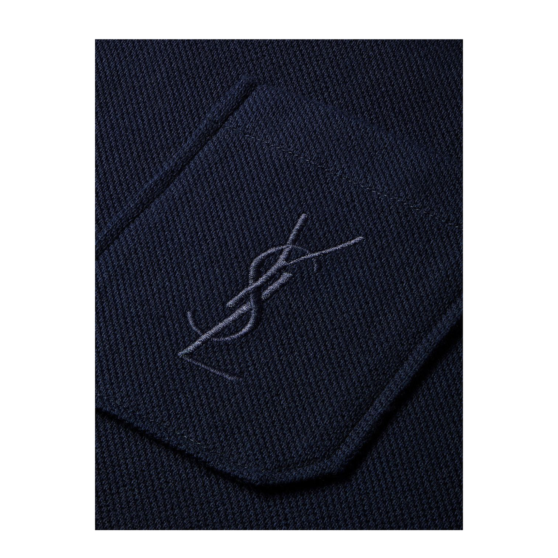MAYFEYR - Saint Laurent - T-Shirts And Polos Navy - 862765Y38FL4035