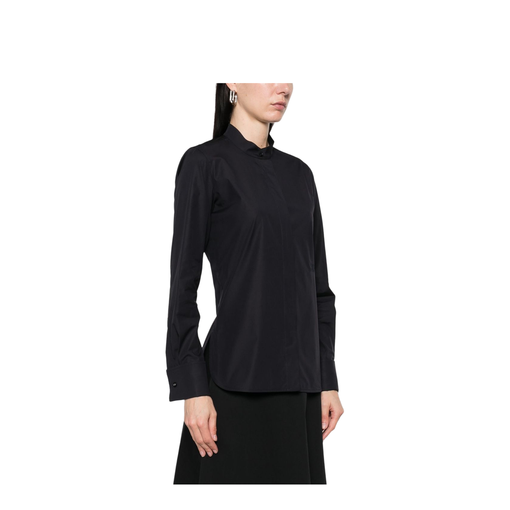 Cotton Shirt in Midnight Blue