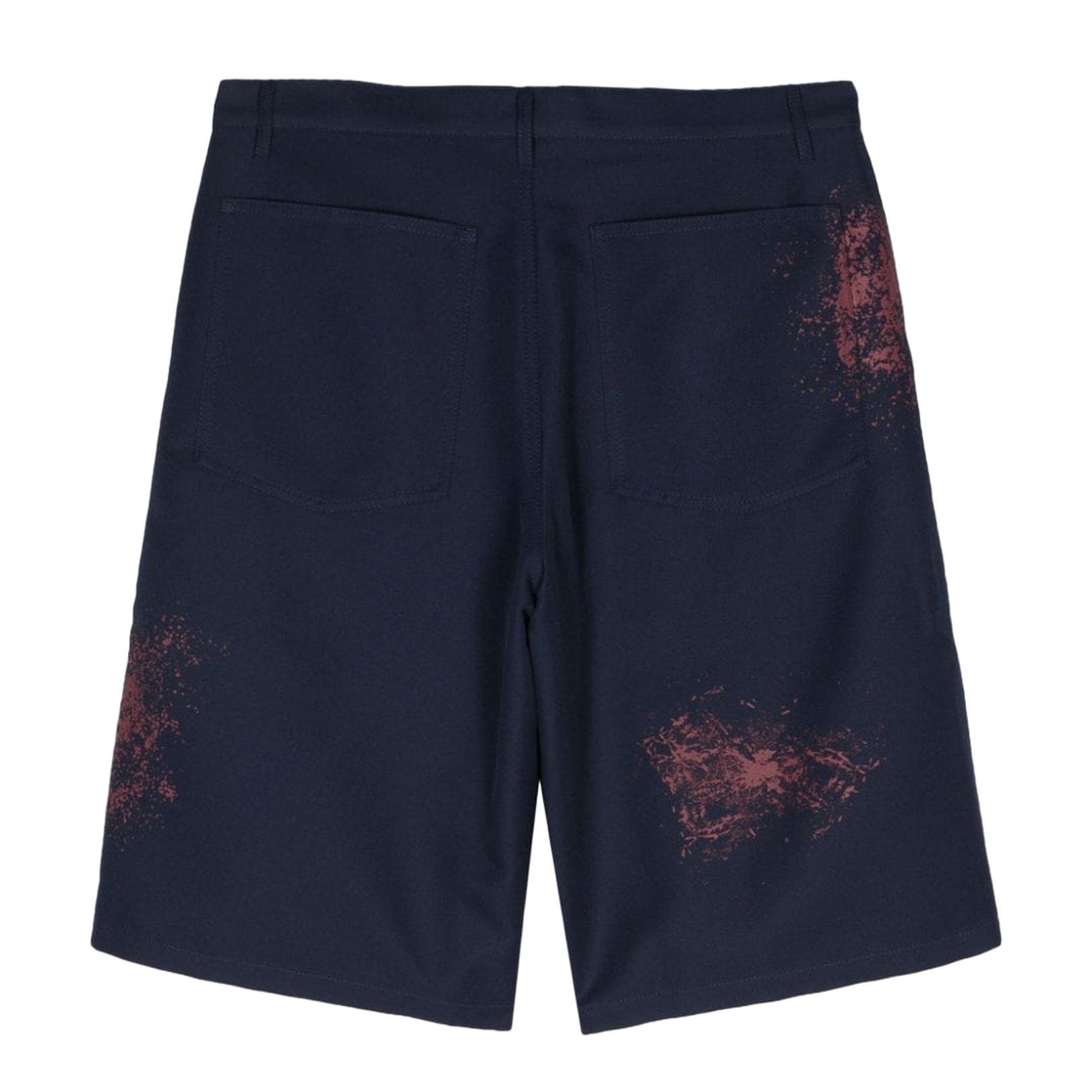 Navy Blue Twill Weave Trousers