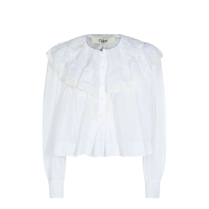Casual Top With Ruffles