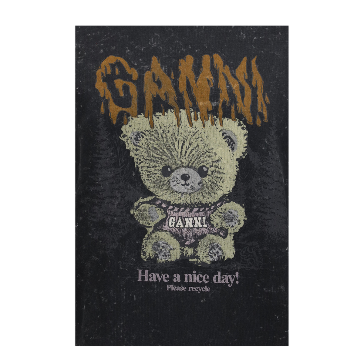 MAYFEYR - Ganni - Isoli Forest Teddy Sweatshirt - A1060093252