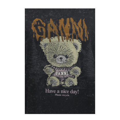 MAYFEYR - Ganni - Isoli Forest Teddy Sweatshirt - A1060093252