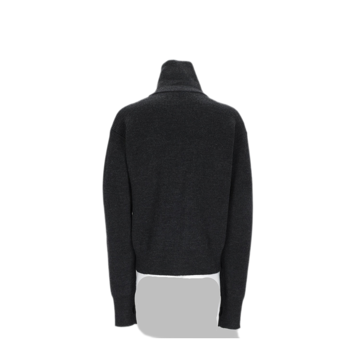 Zip Cardigan In Virgin Wool