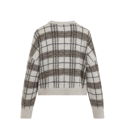 MAYFEYR - Brunello Cucinelli - Check Sweater - MPN570310