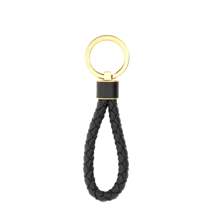 Intreccio Key Ring in Black