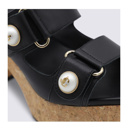 MAYFEYR - Jimmy Choo - Sandals Light Grey - FAYENCEWEDGE95SQM010003