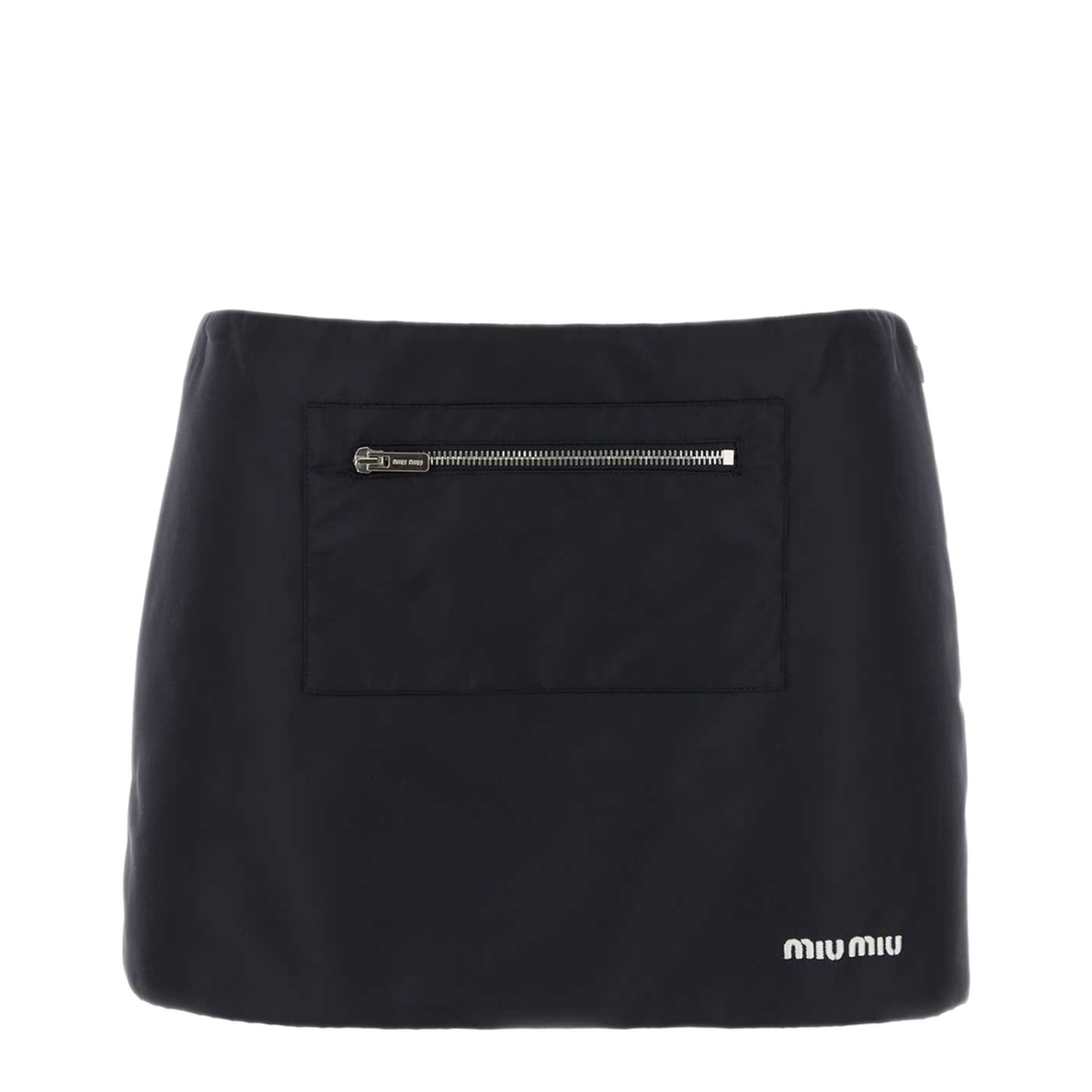 MAYFEYR - Miu Miu - Navy Blue Nylon Mini Skirt - MG2583SOOO181AF0008