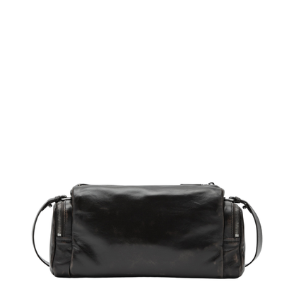 MAYFEYR - Prada - Dark Brown Aged-Effect Nappa Crossbody Bag - 2VH217OOO2C75F0003
