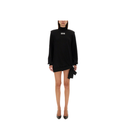 MAYFEYR - VERSACE JEANS COUTURE - Sweatshirt Dress With Logo - 77HAO972F0010899