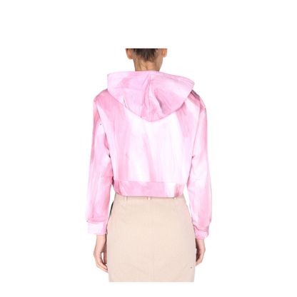 Art Theme Cropped Sweatshirt