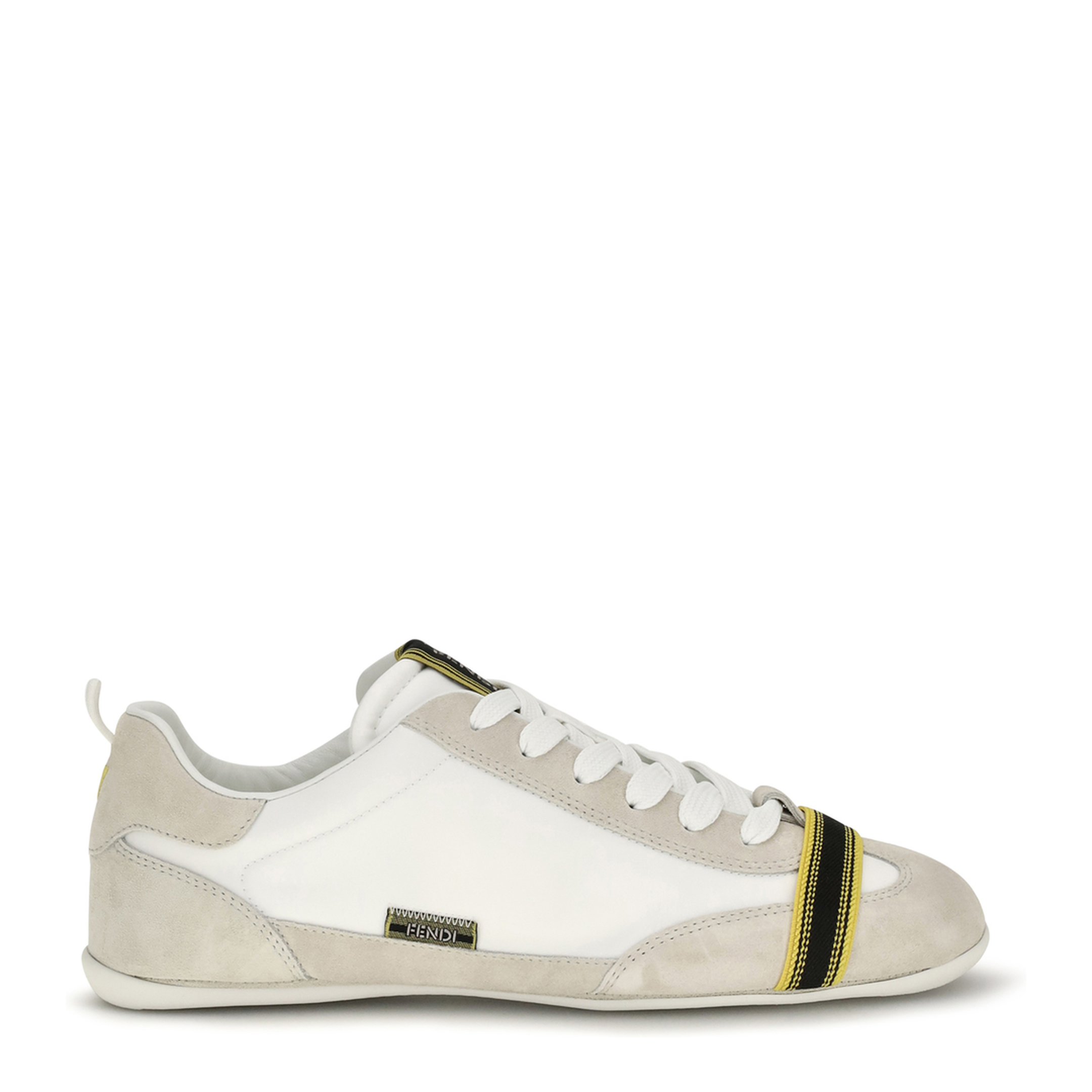 MAYFEYR - Fendi - Wrap Suede And Fabric Sneakers - 7E1968AY0TF1XIS