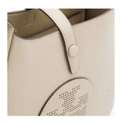 Miller Swing Medium Pebbled Leather Crossbody Bag - Soft Cement