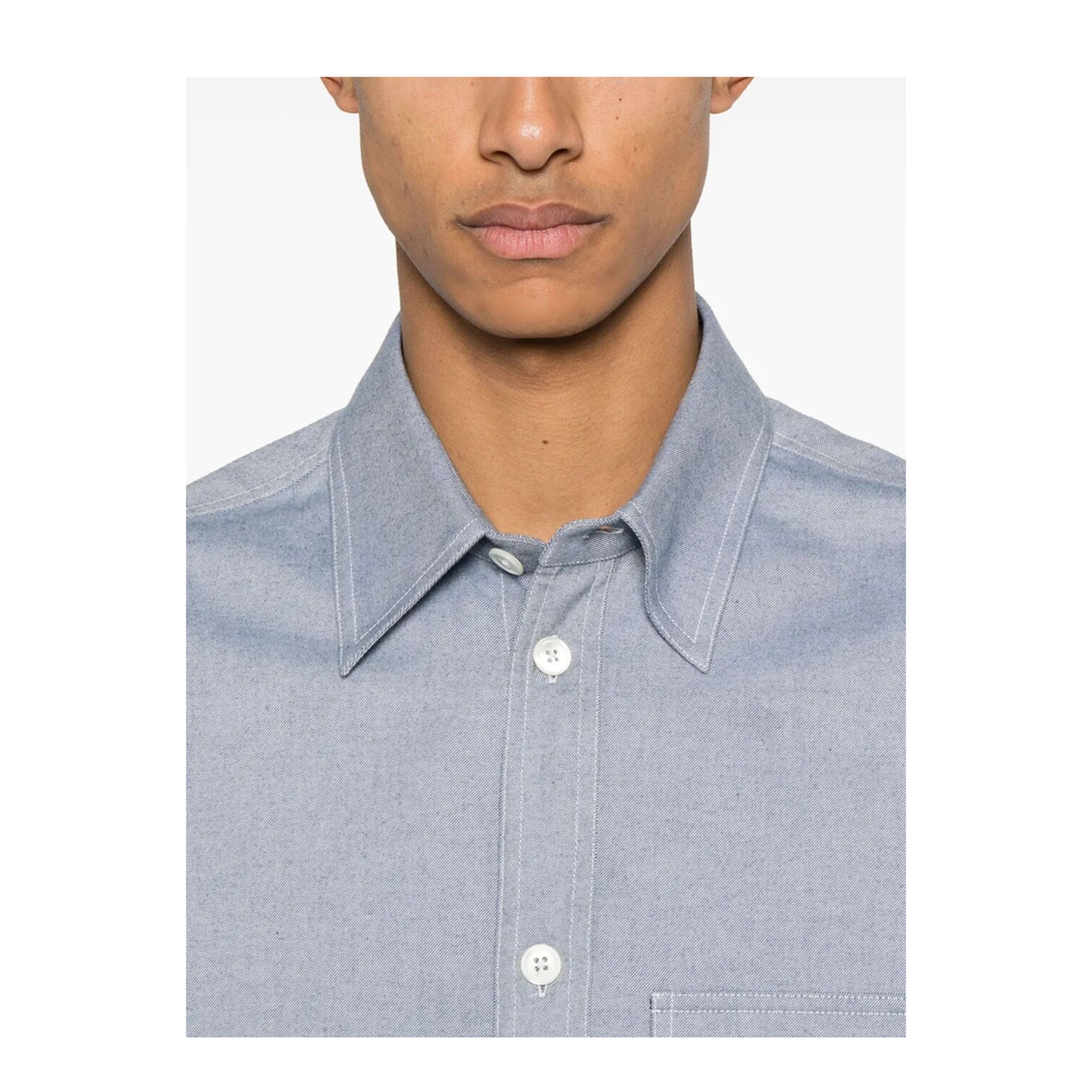 MAYFEYR - Thom Browne - Flannel 4-Bar Shirt - MWL420AF0325