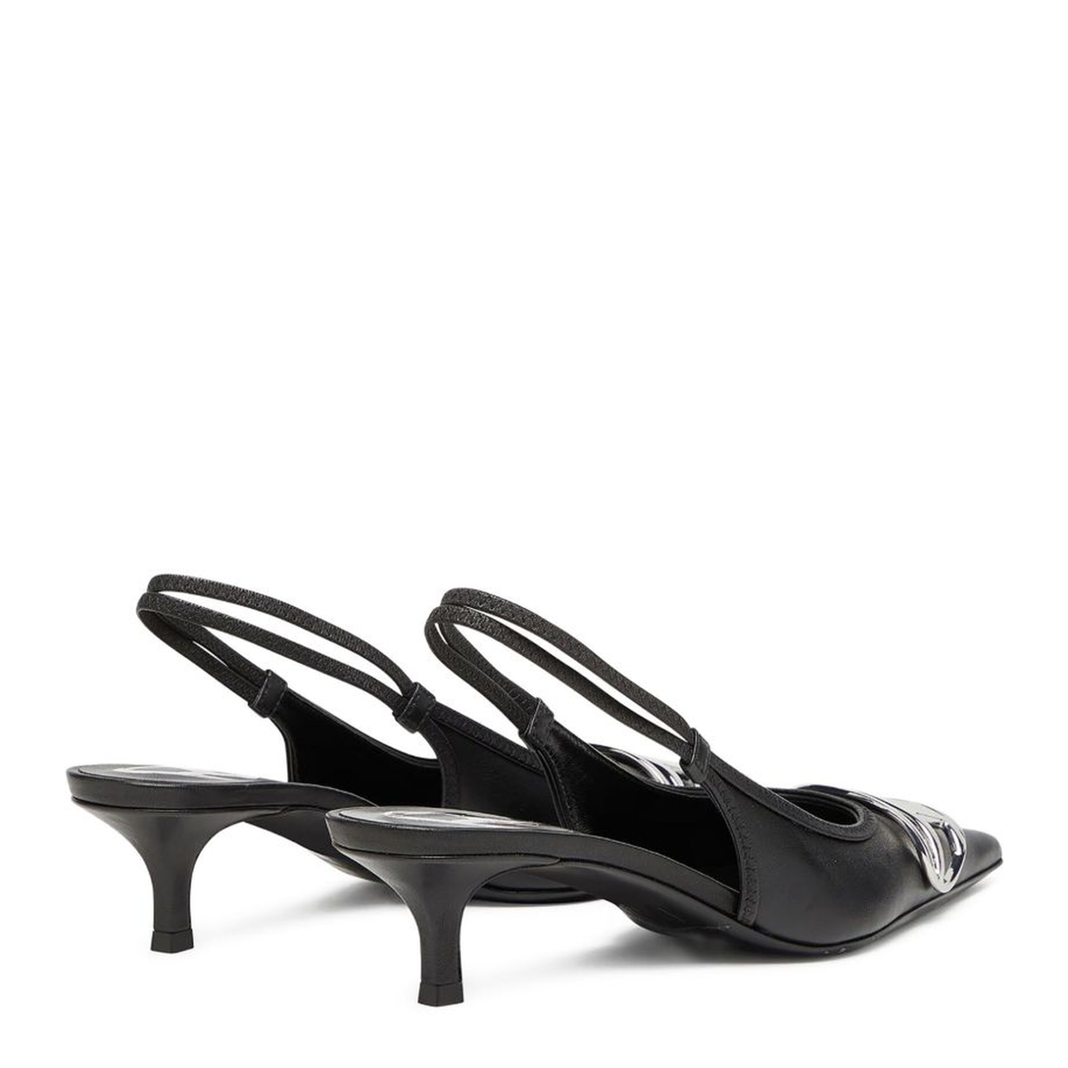 D-Venus SB 40 Slingback Pumps Black