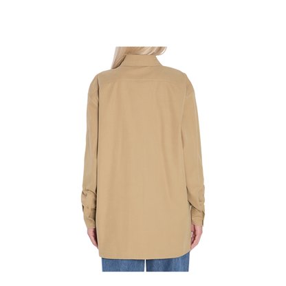 Tansy Shirt Tan Cotton Cashmere