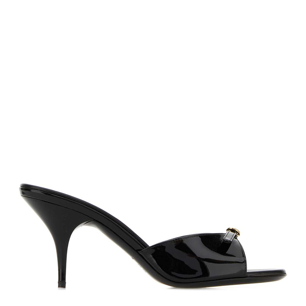 MAYFEYR - Miu Miu - Black Leather Mules - 5XX665F075069F0002