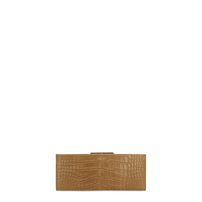 Midnight Leather Clutch