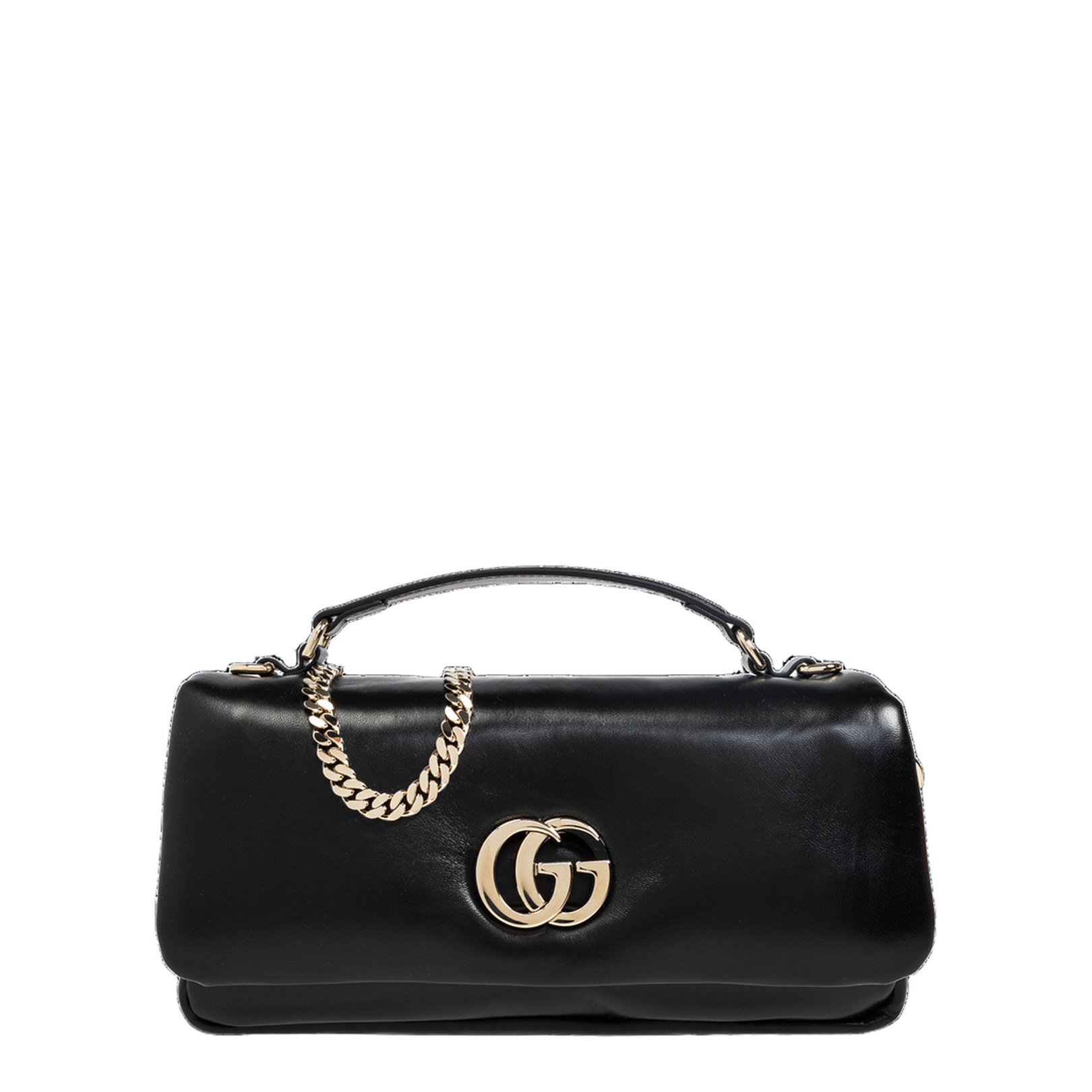 Go Small Leather Shoulder Bag - Black