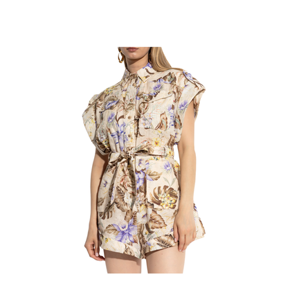 Floral Print Jumpsuit