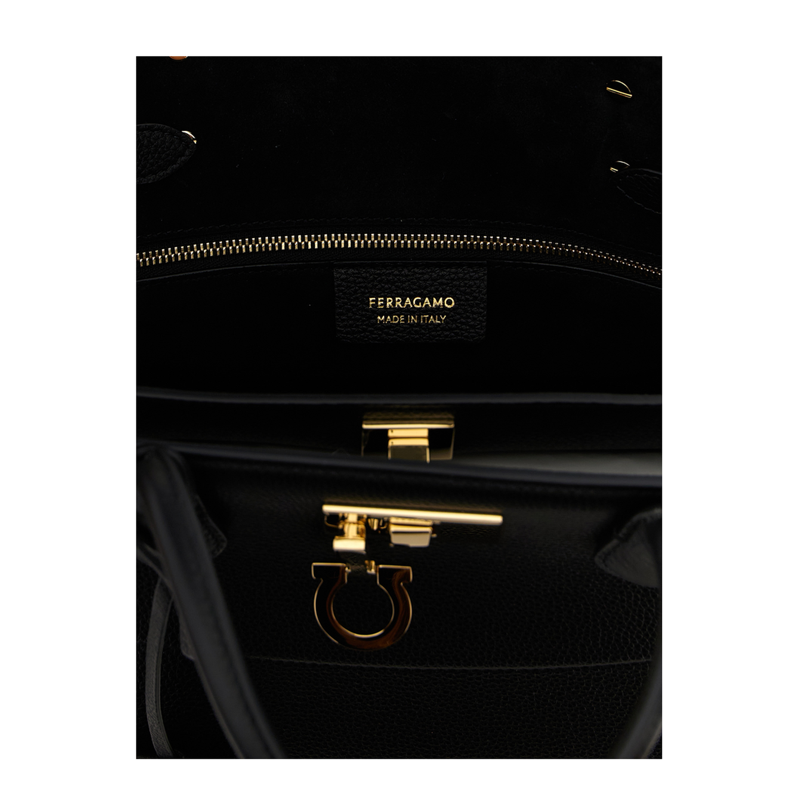 Hammered Calf Leather Handbag
