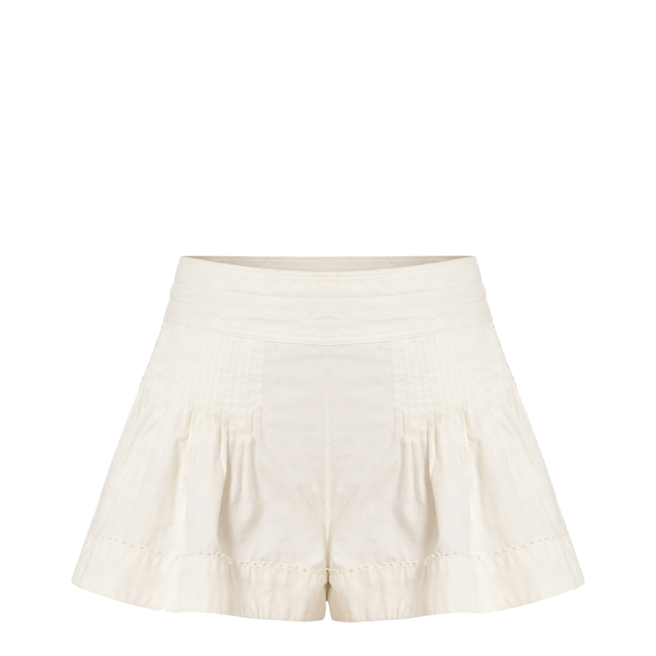 MAYFEYR - Isabel Marant - Cybila Cotton Shorts - White - SH0260FAD1I02I20WH