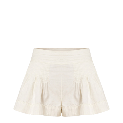 MAYFEYR - Isabel Marant - Cybila Cotton Shorts - White - SH0260FAD1I02I20WH