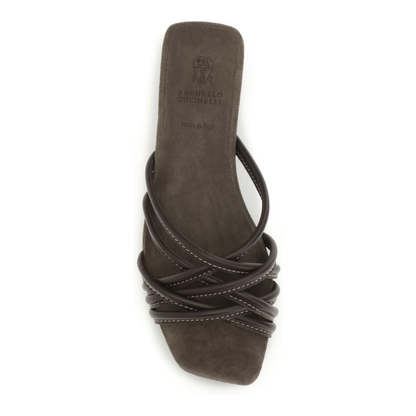 MAYFEYR - Brunello Cucinelli - Flat Leather Sandals - MZGAC3239