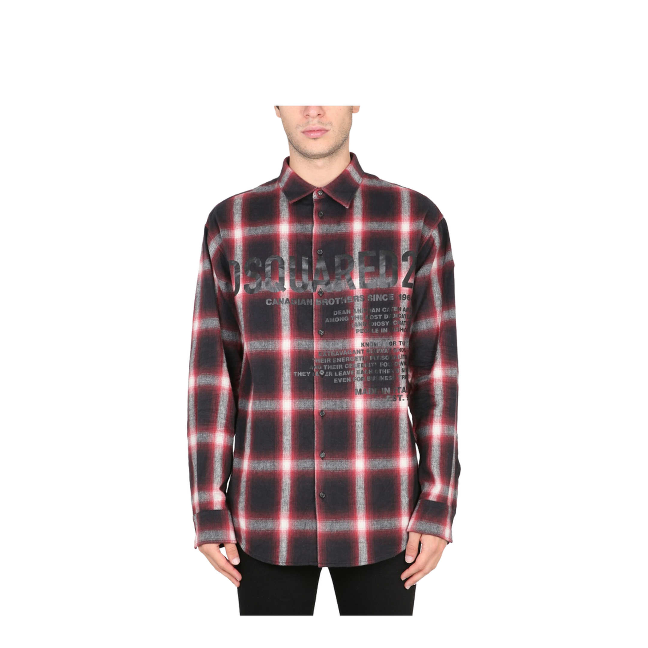 MAYFEYR - Dsquared2 - Logo Print Shirt - S74DM0647S54782001F