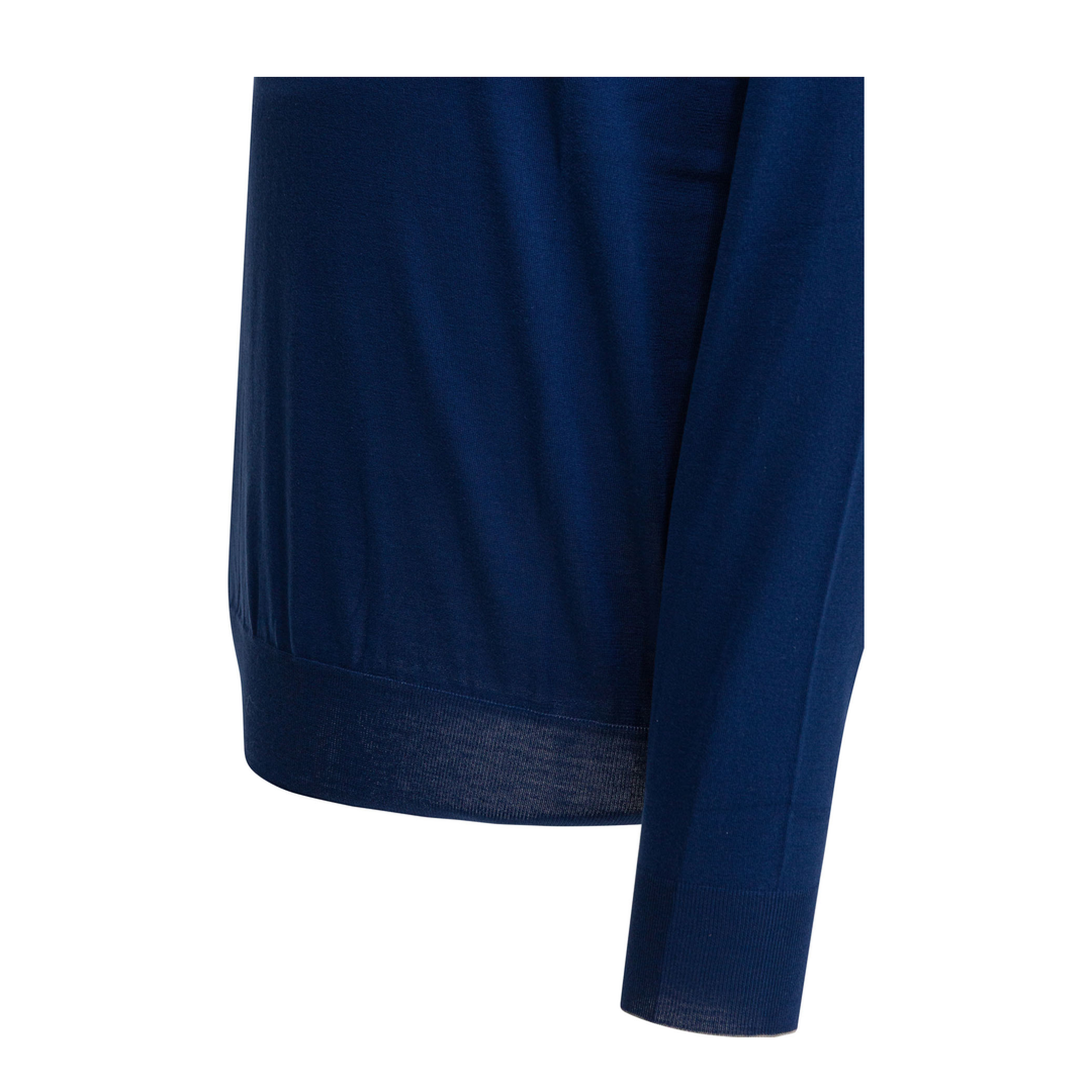 Cotton Crewneck Sweater Blue