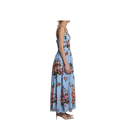 Maxi Dress with Floral Print