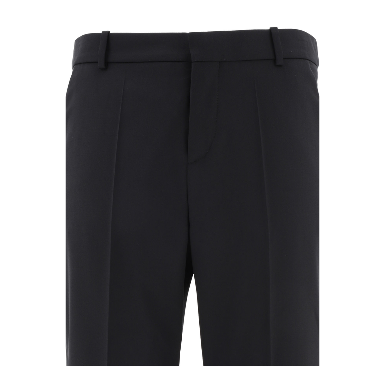 Black Wool Trousers