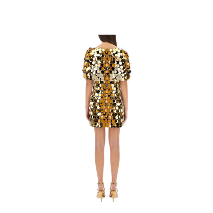 MAYFEYR - RABANNE - Sparkle Discs Mini Dress - 25PIRO061PS0133V190