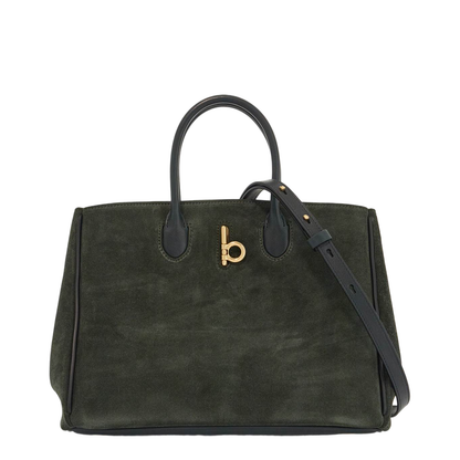 Rocking Horse Green Suede Bag