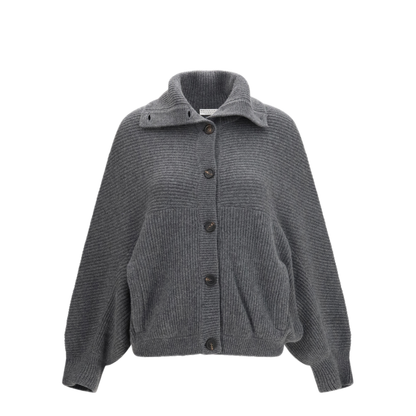 MAYFEYR - Brunello Cucinelli - High Neck Cashmere Cardigan - M12749406C079